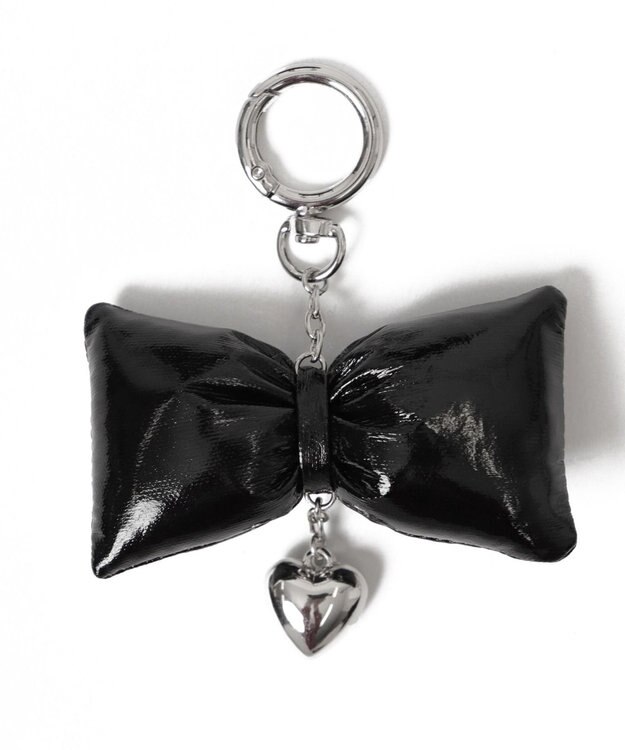 WEGO チャーム付きボストンバッグ ブラック