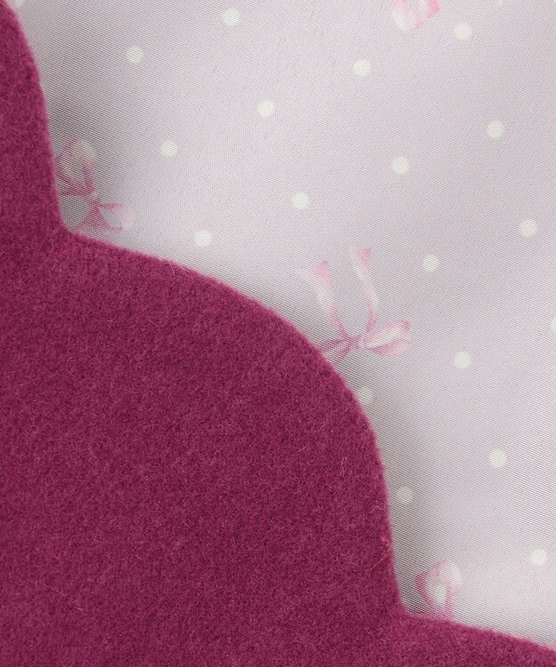 ANY KIDS ウール ライク コート ローズ