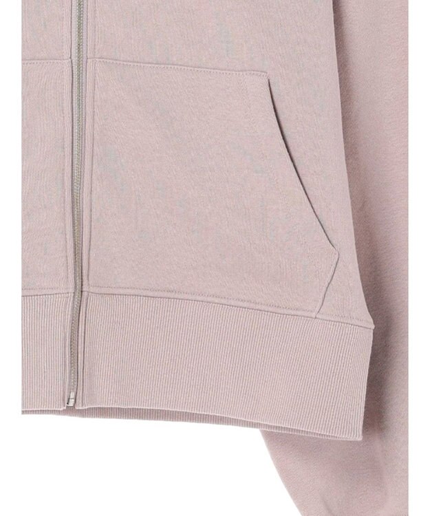 earth music&ecology 裏毛ＺＩＰパーカー Pink Beige
