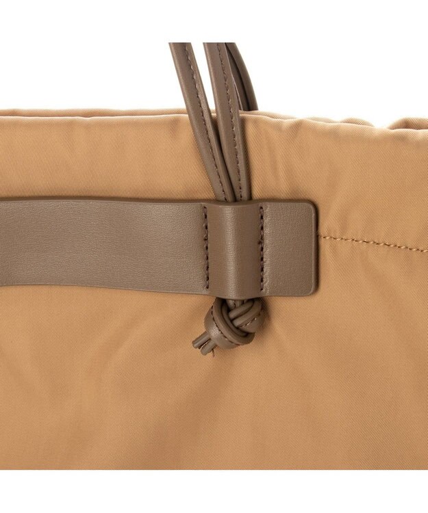 UNBILLION kakatoo ナイロンドローストリング3wayトートバッグ ベーブラウン