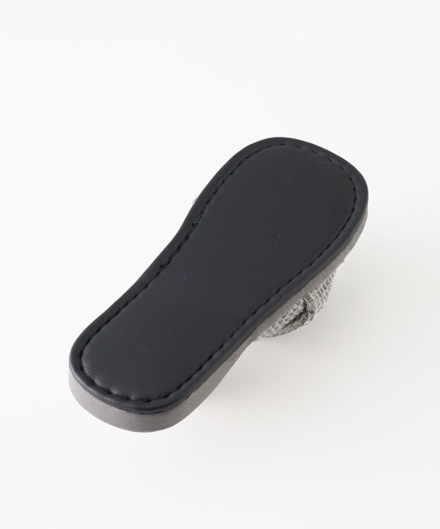 LOOM&SPOOL ワッフルスリッパ グレー