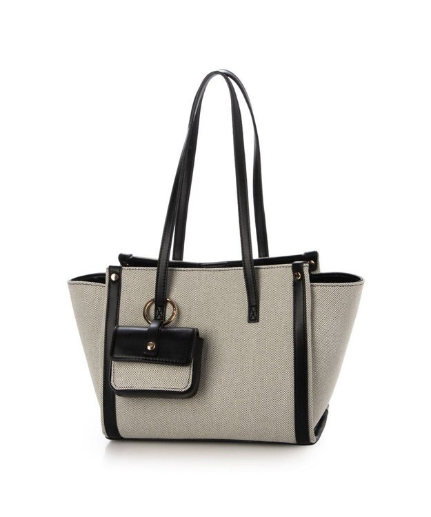 UNBILLION カシュカシュ cachecache / ミニポーチ付エルガリートート ブラック