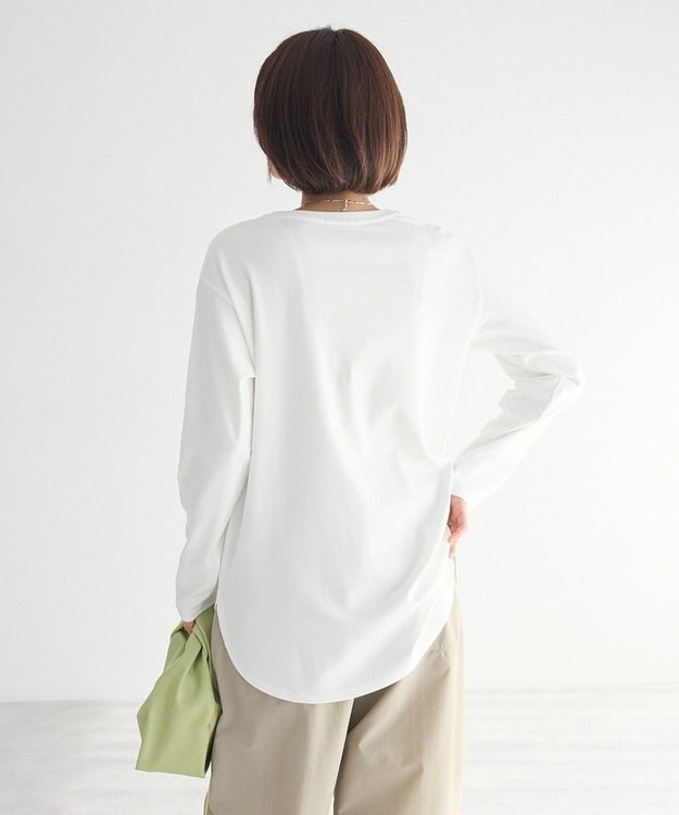 CRAFT STANDARD BOUTIQUE クルーネックロンTee Off White