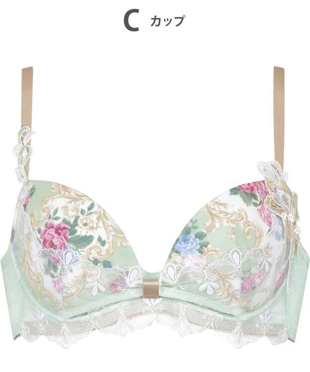 WACOAL ルジェ 【リボンブラ】 ブラジャー キレイな谷間をメイク 動いても谷間をキープ レディース BCA737 /ワコール メロン
