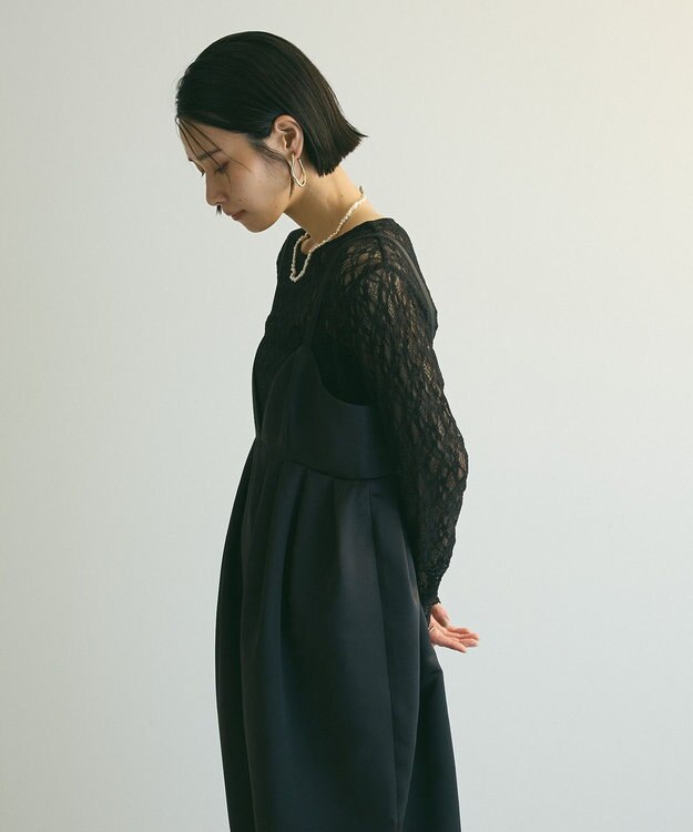 Green Parks ａ．ビスチェワンピース Black