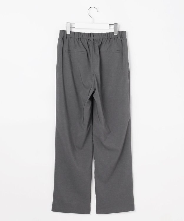 J.PRESS LADIES 【セットアップ対応】ファンマートロストレッチ テーパード パンツ チャコール系