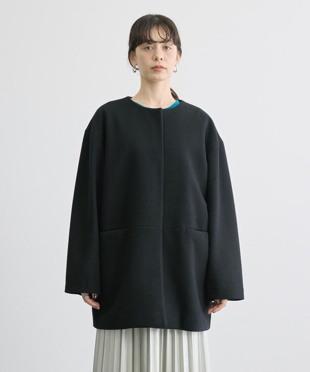 AMERICAN HOLIC リサイクル中空糸ノーカラーコート Black