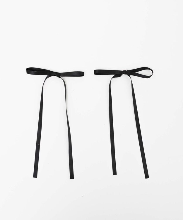 WEGO L2Pロングリボンヘアクリップ ブラックその他