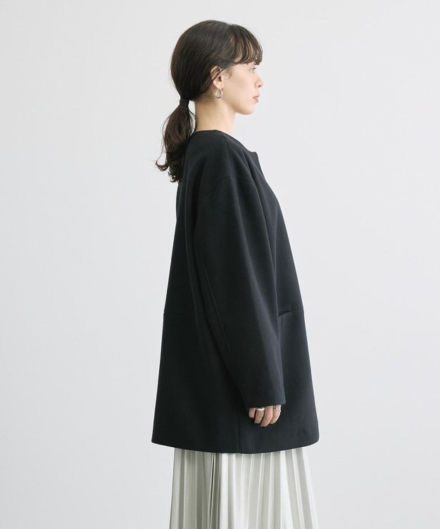 AMERICAN HOLIC リサイクル中空糸ノーカラーコート Black