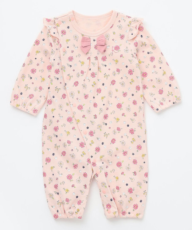 組曲 KIDS 【70㎝】デイジー ロンパース ピンク系5