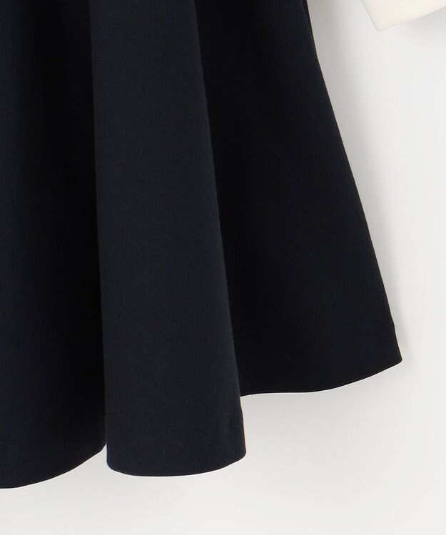 組曲 KIDS 【110-140cm】レトロ ワンピース ネイビー系