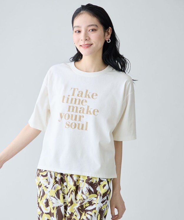 ANY ANYファンクションロゴTシャツ オフ