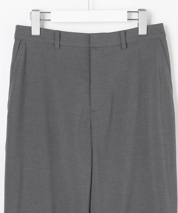 J.PRESS LADIES 【セットアップ対応】ファンマートロストレッチ テーパード パンツ チャコール系