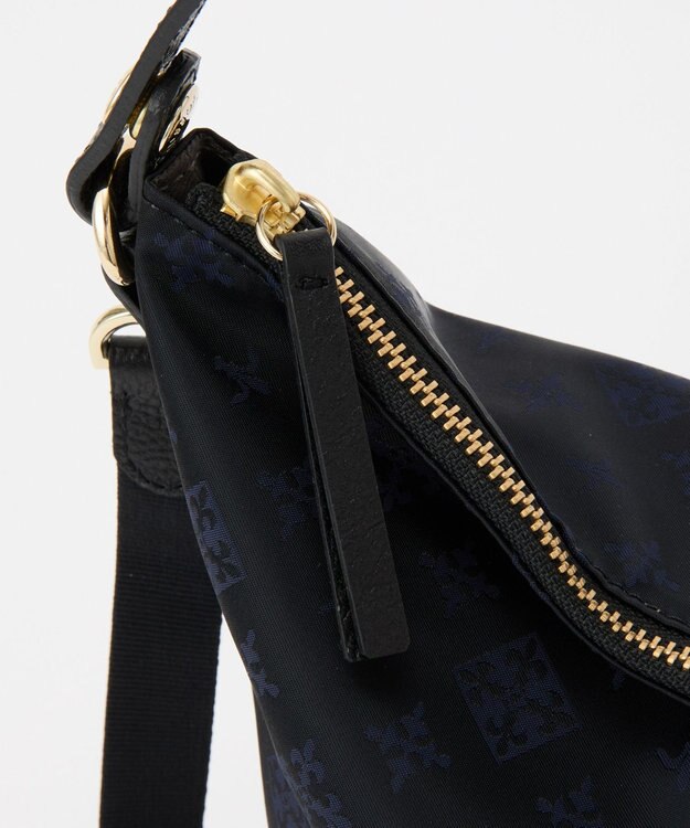 russet ナイロンジャガード2WAYミニショルダーバッグ(CE-1627) Black/Navy