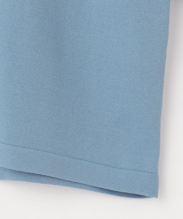 組曲 【2SET・WEB限定】フラワーレース5分袖ツイン ニット ブルー系