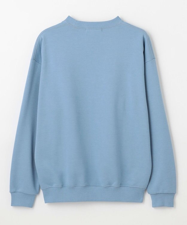 UNFILO MENS 【男女兼用】グラフィックプリント スウェットTEE [24年秋冬商品] ブルー(センターロゴ)