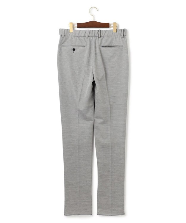 J.PRESS MEN プールに浮いているような快適な着心地【ストレッチ / 洗える / 吸水速乾/ 接触冷感】【J.PRESS-POOL WOOL】ジャージーセットアップ スラックス ライトグレー系