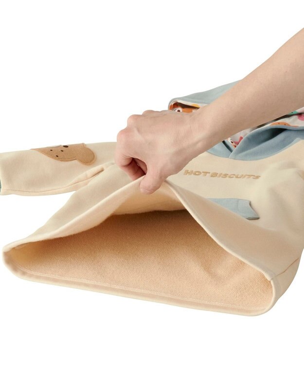 MIKI HOUSE HOT BISCUITS 【80-120cm】【NEW Color Series】裏毛パイル素材 パステルカラー フーディワンピース マルチカラー