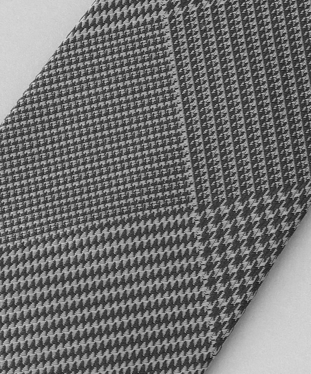 GOTAIRIKU GOTAIRIKU別注【日本製】シルク ネクタイ_チェック グレー系8