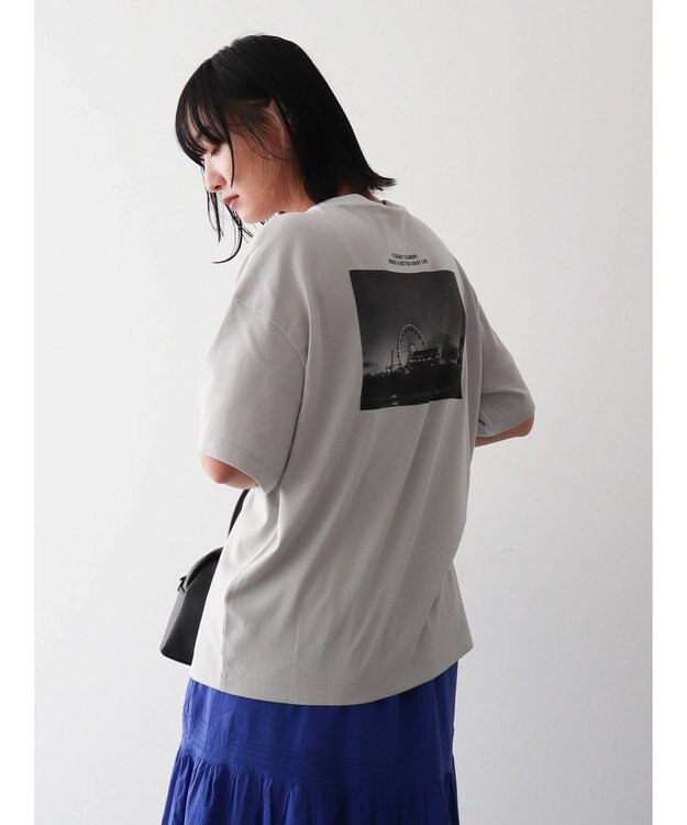 Green Parks バックフォトボックスＴシャツ Light Gray