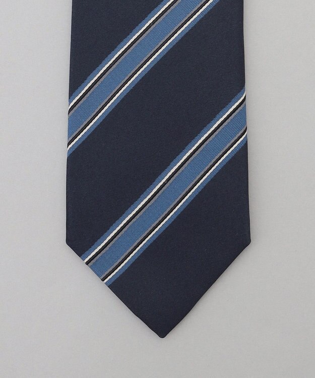 GOTAIRIKU GOTAIRIKU別注【MANTERO/マンテロ】ネクタイ_レジメンタル ネイビー系1