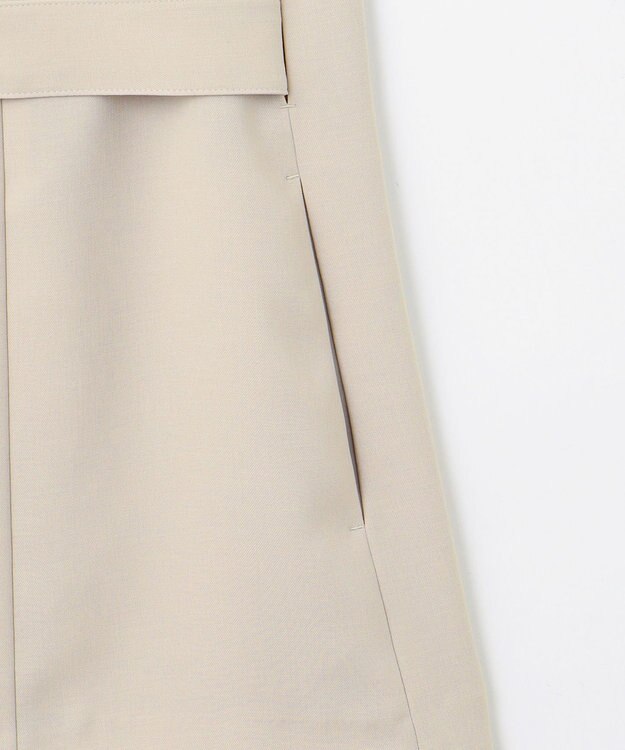 23区 L 【撥水加工/UVカット】キューティクルストレッチツイル ジレ ベージュ系