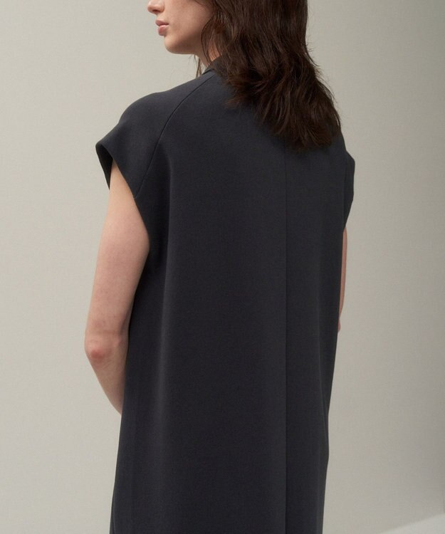 ATON 50/2 NATURAL DYED ORGANIC | ポロドレス CHARCOAL GRAY