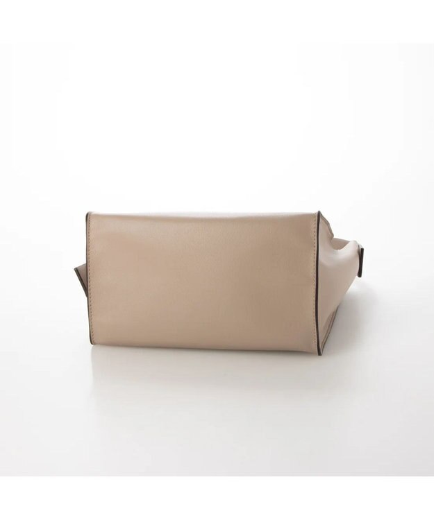 UNBILLION 【テレビ ドラマ着用アイテム】カシュカシュ cachecache / ヒネリハンドルインバッグセットトート ベージュアイボリー