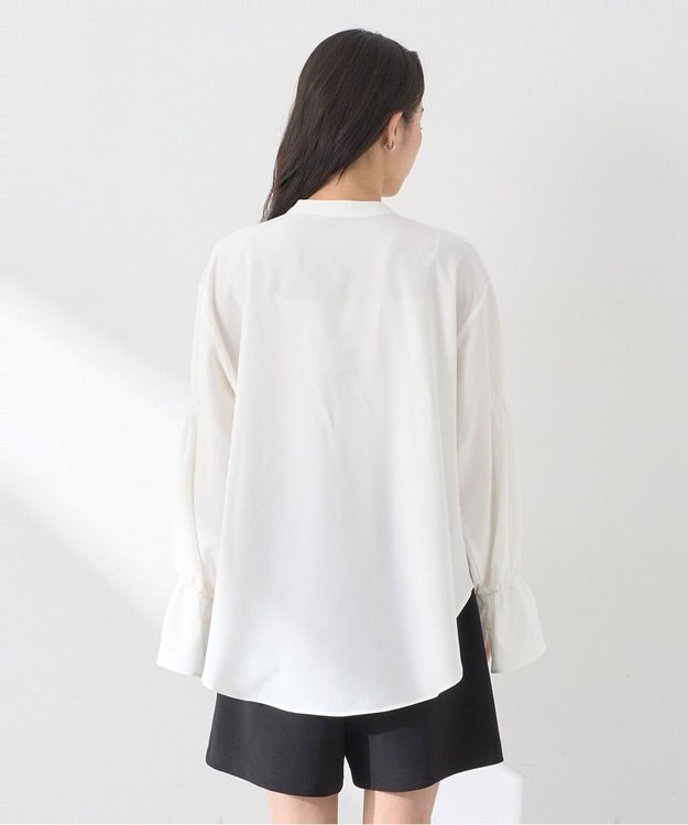 earth music&ecology ＳＥＴ２点パールビスチェ＋シャツ Beige