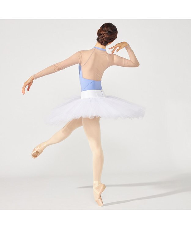 Chacott ロングスリーブレオタード スカイブルー