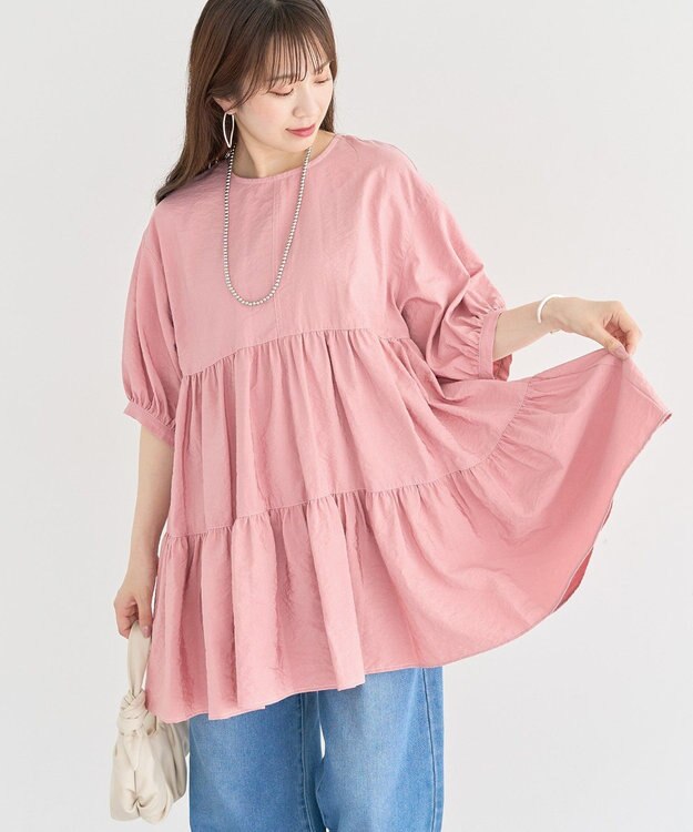 Green Parks ・ＥＬＥＮＣＡＲＥ　ＤＵＥ　ティアードチュニック Off White