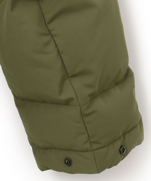 J.PRESS MEN 【ビジネス対応可】ベーシックタフタ ダウンコート / デタッチャブルフード ダークグリーン系