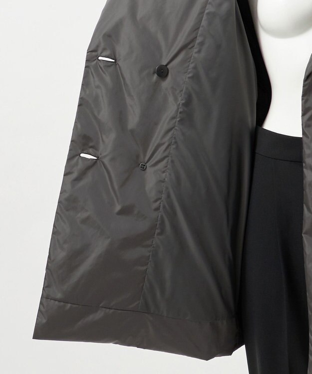 23区 L 【エステータ】LIMONTAタフタ ダウンコート グレー系