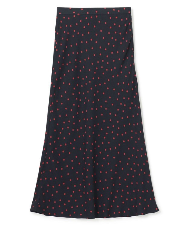 BEIGE， 【S-size】VIGNON / ドットスカート Navy×Red