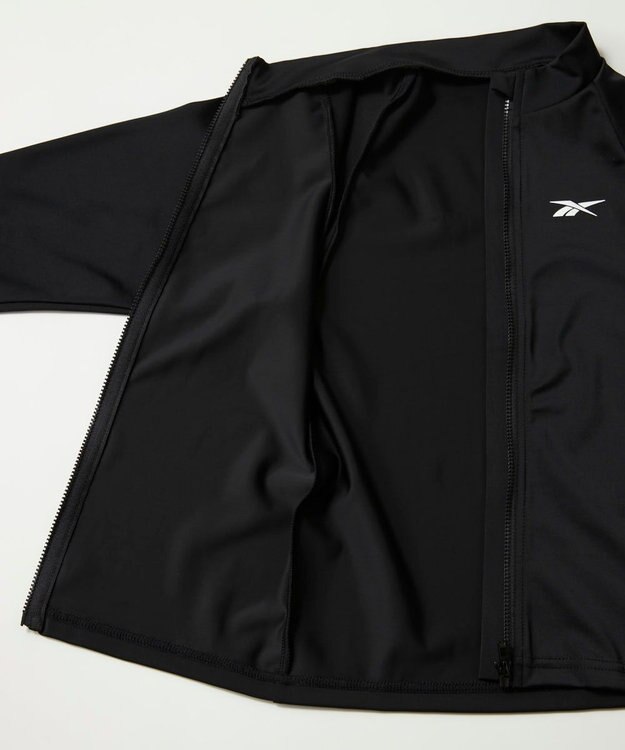 OP／FILA 【Reebok】長袖フルジップラッシュガード ブラック