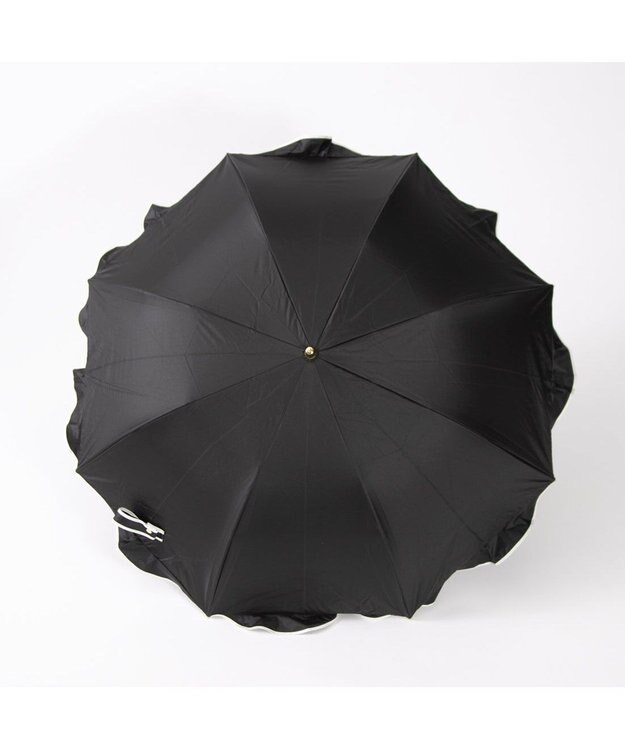 UNBILLION カシュネ cachenez / 【晴雨兼用】【日傘】 【UV カット率99.999.9％以上】PUへプラムトップレス折りたたみ傘 ブラック