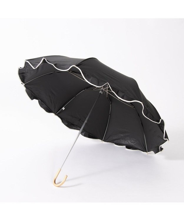 UNBILLION カシュネ cachenez / 【晴雨兼用】【日傘】 【UV カット率99.999.9％以上】PUへプラムトップレス折りたたみ傘 ブラック