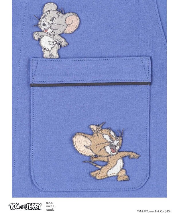 une nana cool トムとジェリー × une nana cool 【綿100％】開襟パジャマ BU