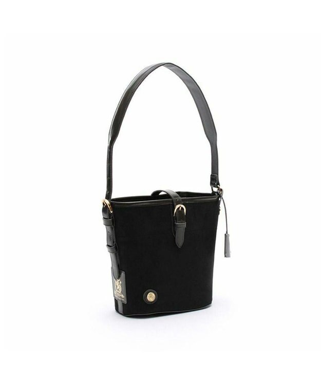 A.D.M.J. 【ファブリック】スエードプラス/バケットトートS ブラック