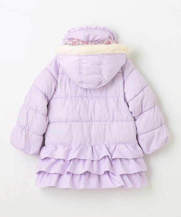 ANY KIDS 【洗濯機OK】中綿プリンセスコート ラベンダー