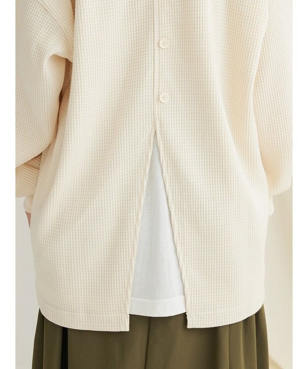 CRAFT STANDARD BOUTIQUE ワッフルレイヤード風プルオーバー Ivory