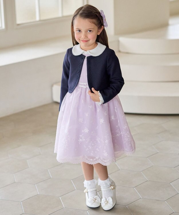 ANY KIDS エナメルヒールパンプス オフホワイト