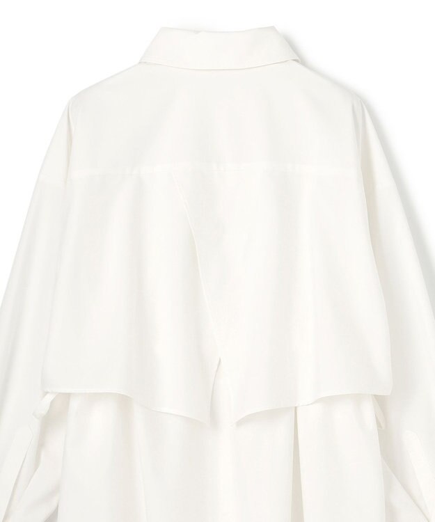 GRACE CONTINENTAL レイヤードドロストシャツ ホワイト