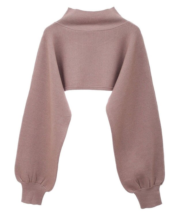 Green Parks ボレロ付ニットワンピース Brown