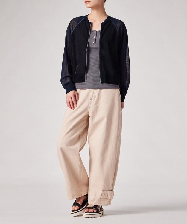 Paul Smith ジップアップ シアーニット ブラック