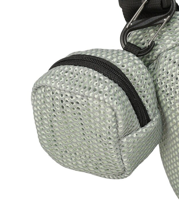 AMERICAN HOLIC 【2点SET】ポーチ付ダブルメッシュウエストポーチ Gray