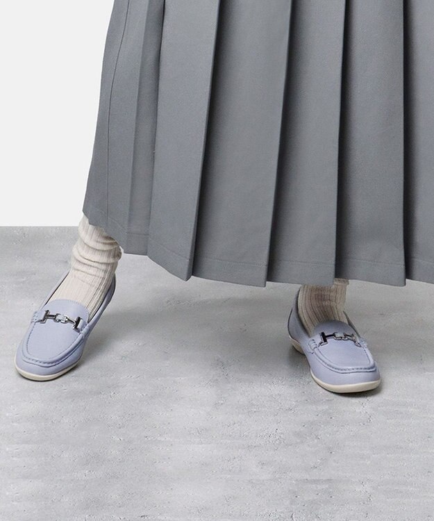 REGAL FOOT COMMUNITY 【アールドット】S04C ビット付きフラットシューズ フラットシューズ ブルー系