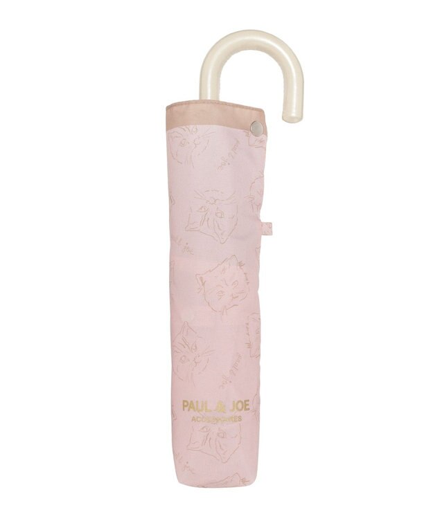 MOONBAT PAUL&JOE ACCESSOIRES(ポール＆ジョー アクセソワ) 折りたたみ傘 ドローイングヌネット＆ジプシー ピーチ