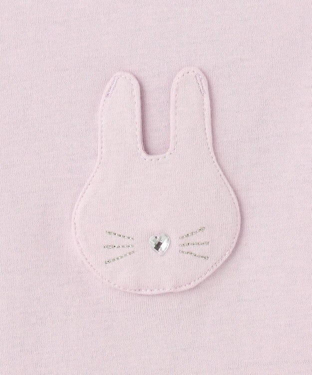 ANY KIDS バックシャン Tシャツ ピンク×花柄