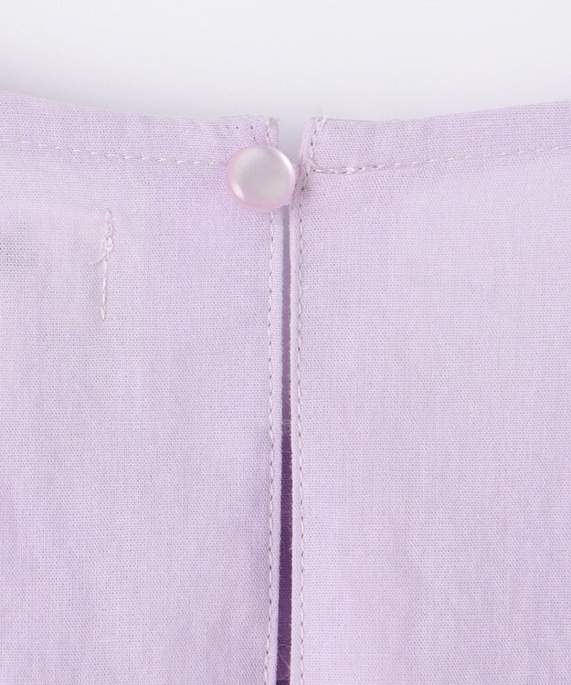 組曲 KIDS 【UVケア】【110-140㎝】バイカラー ワンピース ラベンダー